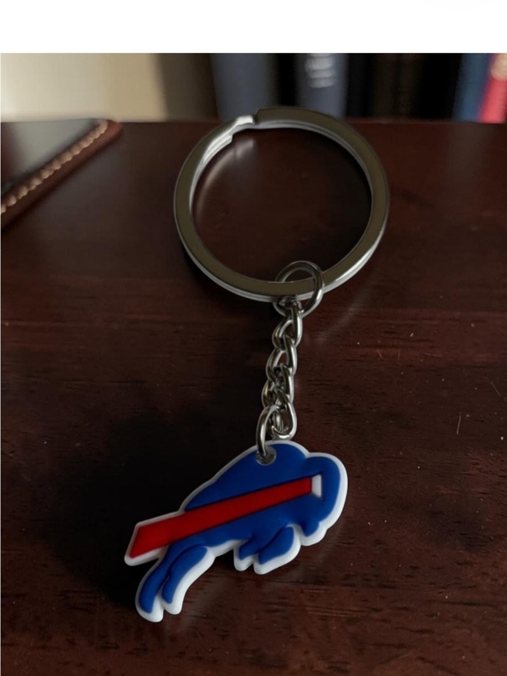 Buffalo Bills Blue & Red Logo Keychain
